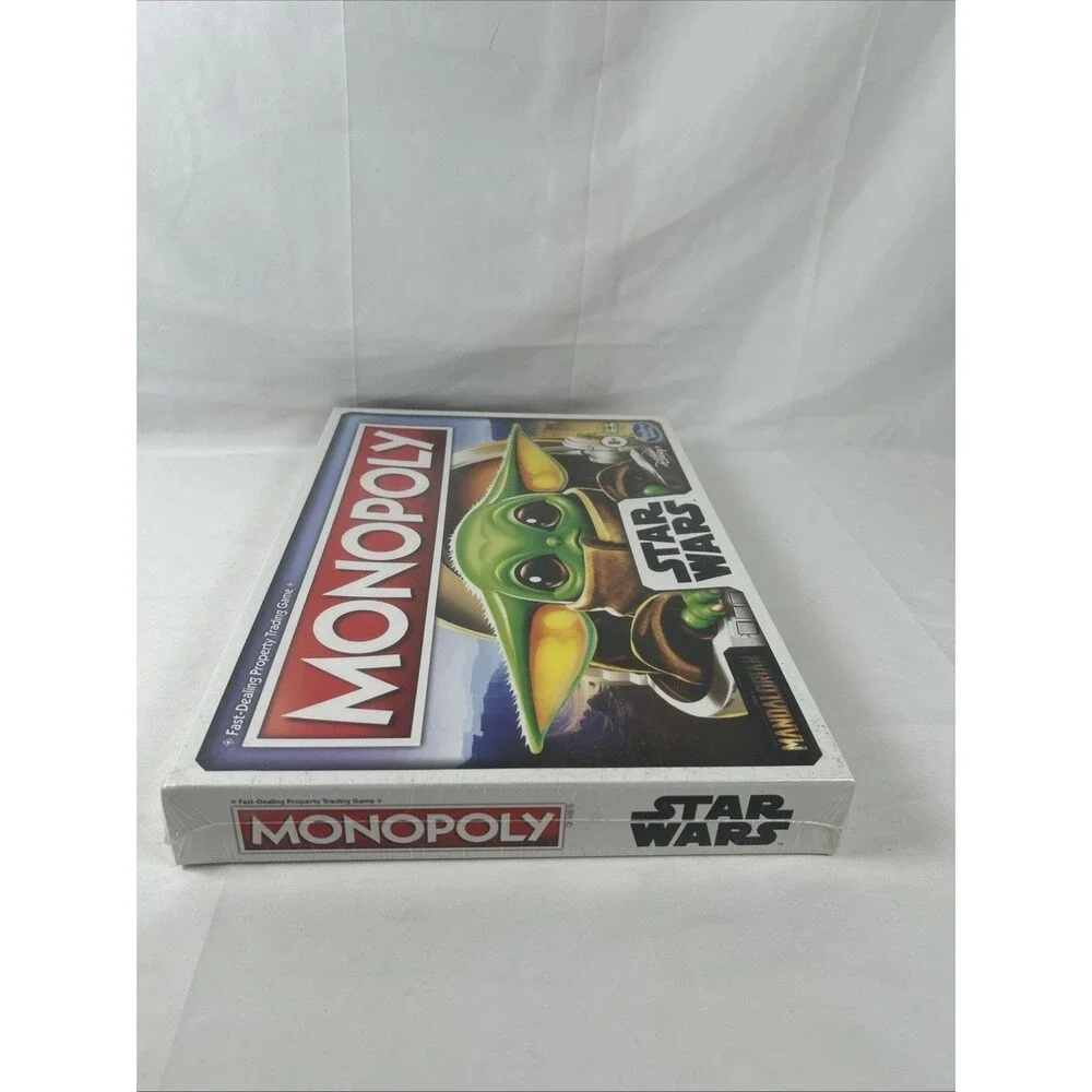 NEW Mandalorian Star Wars Monopoly Game Disney Hasbro - SEALED with Tear